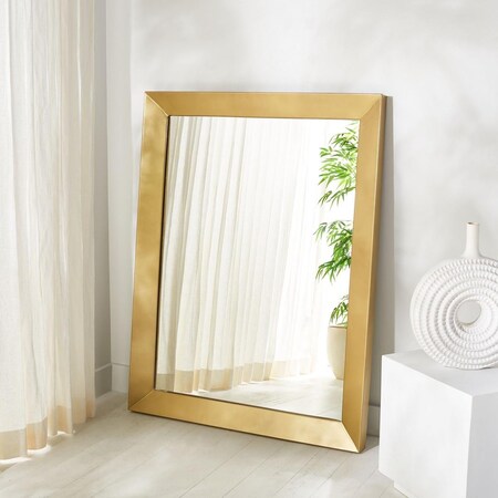 Safavieh 40 x 2.75 x 52.25 in. Veronika Brass Mirror CMI1007A